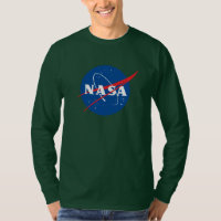 Iconic NASA Long Sleeve T-Shirt (Aurora Green)