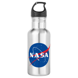 Iconic NASA Mercury Grey Steel Bottle (18 oz.)