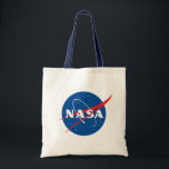 Iconic NASA Night Sky Blue Trim Value Tote Bag<br><div class="desc">IMPORTANT NOTICE: NASA Insignia and identifiers provided and used with permission of NASA.</div>