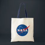 Iconic NASA Night Sky Blue Trim Value Tote Bag<br><div class="desc">IMPORTANT NOTICE: NASA Insignia and identifiers provided and used with permission of NASA.</div>
