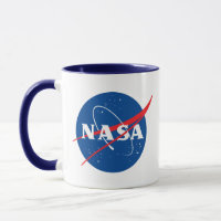 Iconic NASA Night Sky Blue/White Ceramic Mug