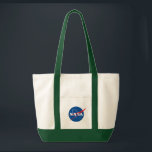 Iconic NASA Preppy Tote Bag (Aurora Green Trim)<br><div class="desc">IMPORTANT NOTICE: NASA Insignia and identifiers provided and used with permission of NASA.</div>