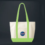 Iconic NASA Preppy Tote Bag (Borealis Green Trim)<br><div class="desc">IMPORTANT NOTICE: NASA Insignia and identifiers provided and used with permission of NASA.</div>