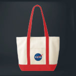 Iconic NASA Preppy Tote Bag (Comet Red Trim)<br><div class="desc">IMPORTANT NOTICE: NASA Insignia and identifiers provided and used with permission of NASA.</div>