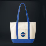 Iconic NASA Preppy Tote Bag (Neptune Blue Trim)<br><div class="desc">IMPORTANT NOTICE: NASA Insignia and identifiers provided and used with permission of NASA.</div>