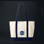 Iconic NASA Preppy Tote Bag (Night Sky Blue Trim)<br><div class="desc">IMPORTANT NOTICE: NASA Insignia and identifiers provided and used with permission of NASA.</div>