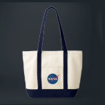 Iconic NASA Preppy Tote Bag (Night Sky Blue Trim)<br><div class="desc">IMPORTANT NOTICE: NASA Insignia and identifiers provided and used with permission of NASA.</div>