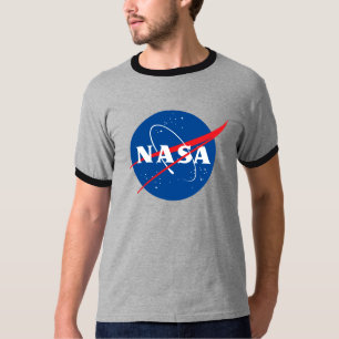 Iconic NASA Retro Moon Grey / Eclipse Black T-Shirt