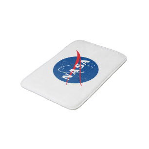 Iconic NASA Small Bath Mat (Rocket White)