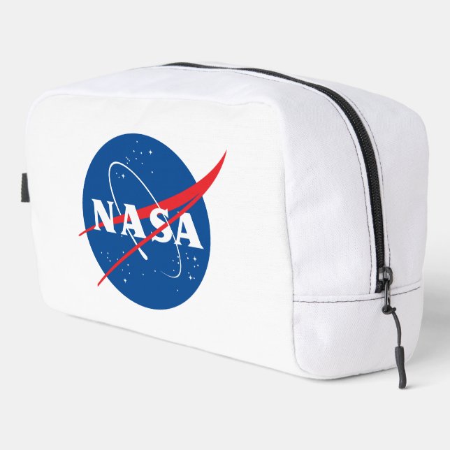 Iconic NASA Toiletry Bag (Rocket White) (Right Corner)