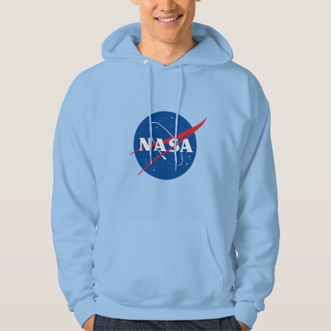 Iconic NASA Uranus Blue Hoodie (S – 3XL) (Front)