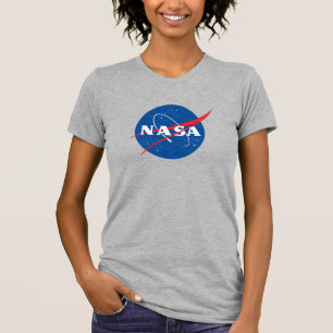 Iconic NASA Women’s Slim T-Shirt (Moon Grey)