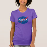 Iconic NASA Women’s Slim T-Shirt (Nebula Purple)