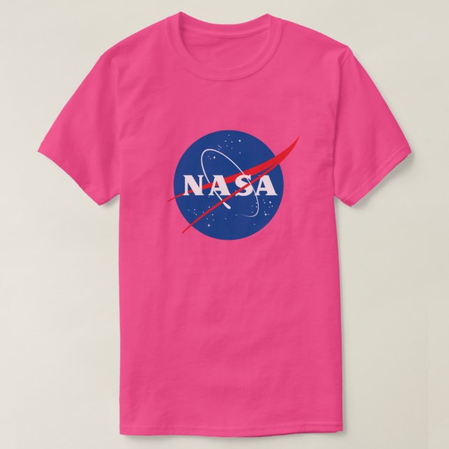 Iconic NASA Women’s T-Shirt (Sunset Pink) (Design Front)