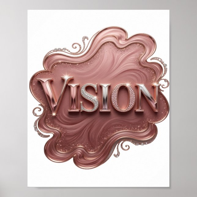 Iconic Pink VISION Poster (Front)