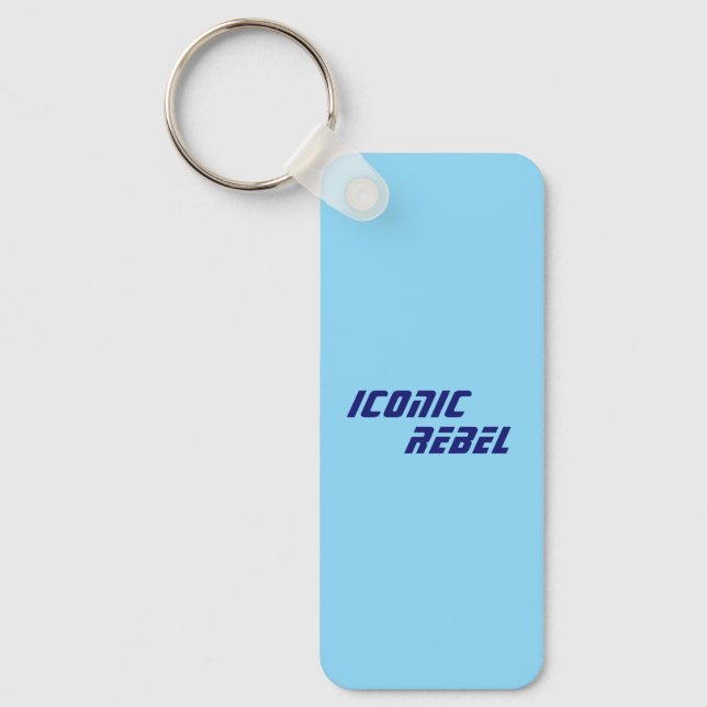 Iconic Rebel Acrylic Keychain (Front)