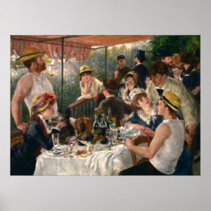 Iconic Renoir Luncheon of the Boating Party Poster