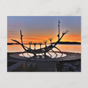 Iconic Sculpture of Reykjavík, Iceland Postcard