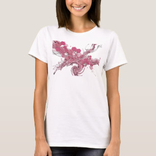 Iconic Silver ABSTRACT ART Wearable Art T-Shirt