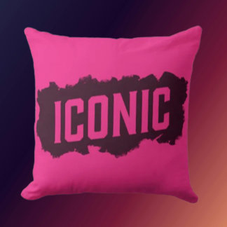 ICONIC Statement Throw Pillow