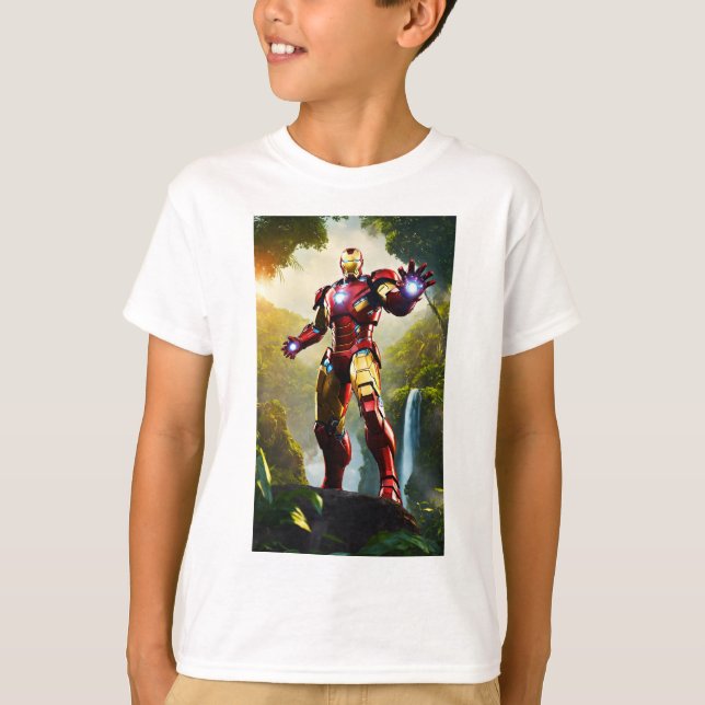 Iconic style Tony Stark Best Quality T-Shirt (Front)