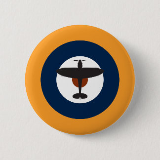 Iconic Supermarine Spitfire 6 Cm Round Badge