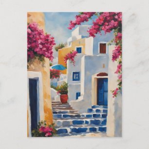 Iconic Views of Oia Postcard