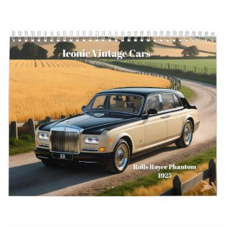 Iconic Vintage Cars Calendar