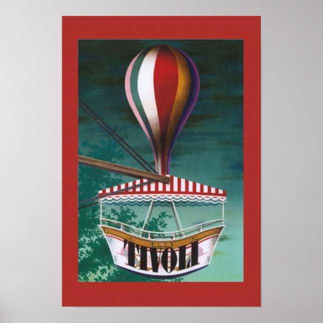 Iconic Vintage Tivoli Amusement Park Poster (Front)
