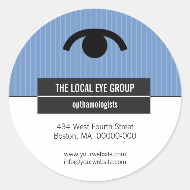 Iconographic Optical Promotional Sticker (Front)