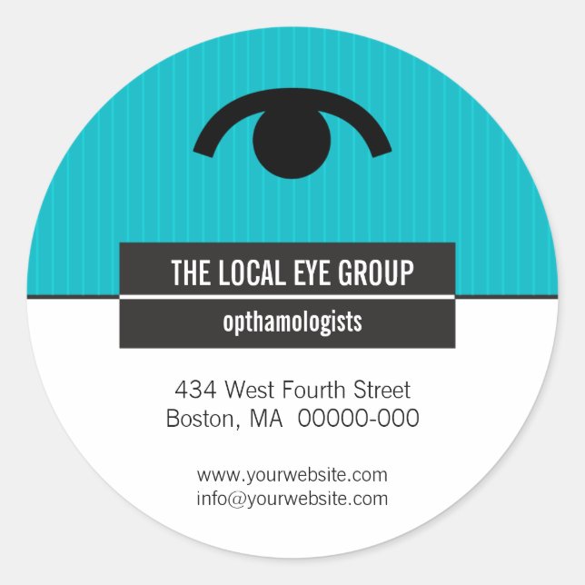 Iconographic Optical Promotional Sticker (Front)