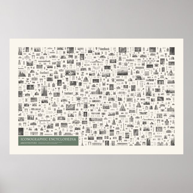 Iconography - Architecture Figures Poster (Front)