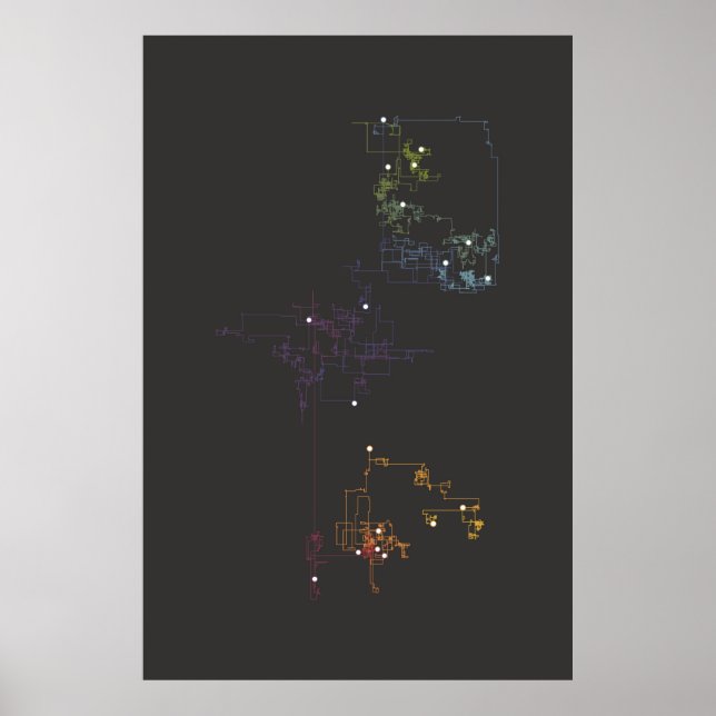 Iconography Data Art - Path Poster (Front)