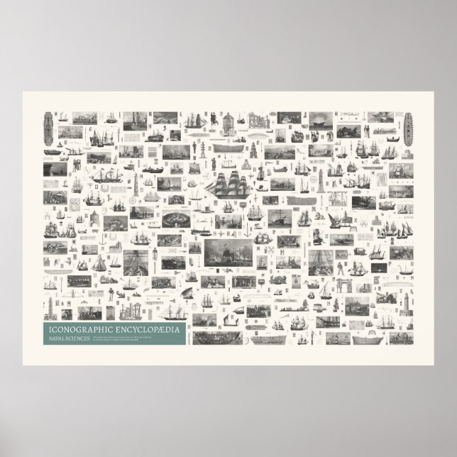 Iconography - Naval Sciences Figures Poster (Front)