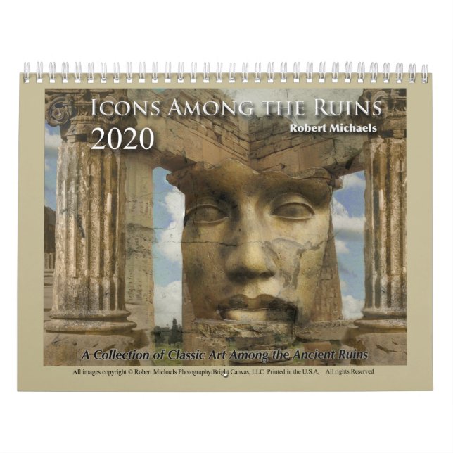 ICONS AMONG THE RUINS - 2020 Wall Calendar (Cover)