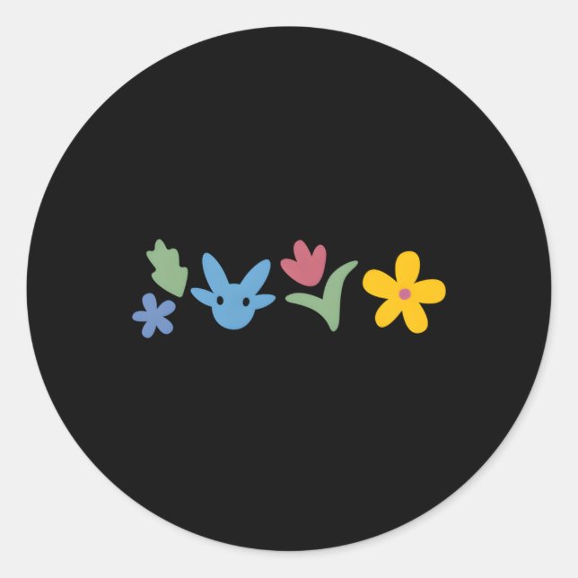 Icons Classic Round Sticker (Front)