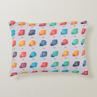 icons decorative cushion