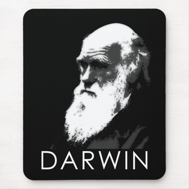Icons of Science: Darwin Mouse Mat (Front)