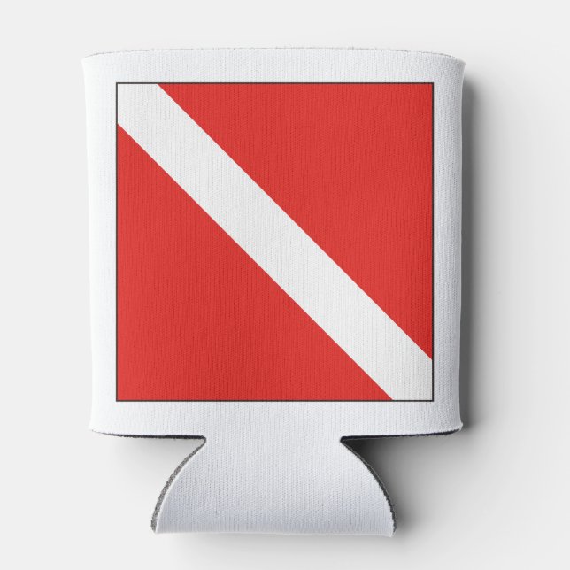 ICS Diver Flag Can Cooler (Back)