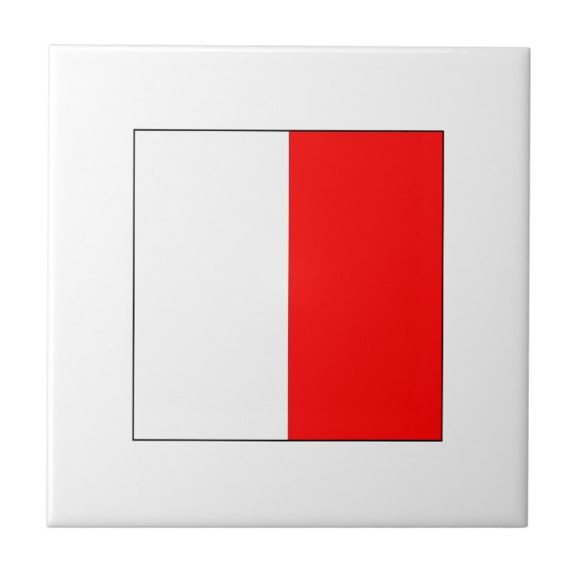 ICS Flag H Tile (Front)