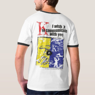 ICS Flag «K» - Kilo T-Shirt