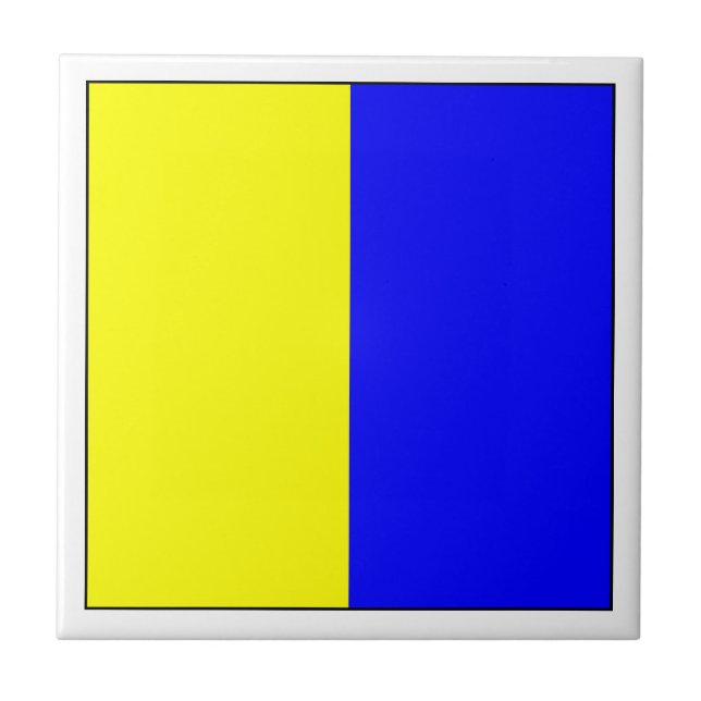 ICS Flag K Tile (Front)