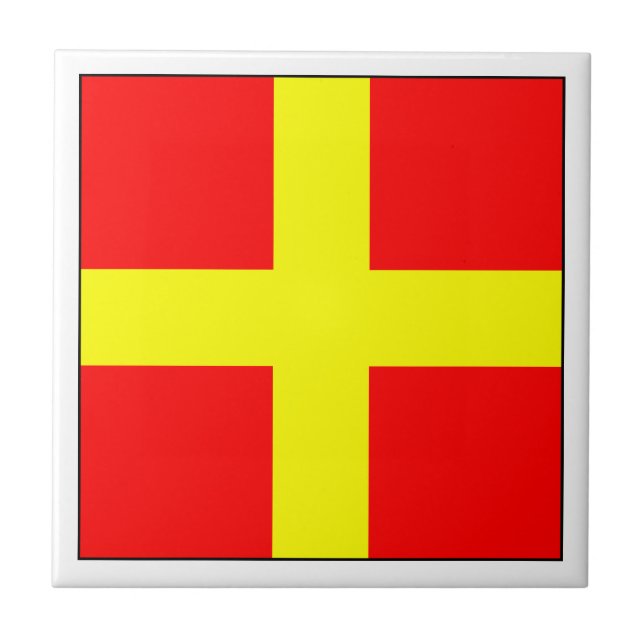 ICS Flag R Tile (Front)