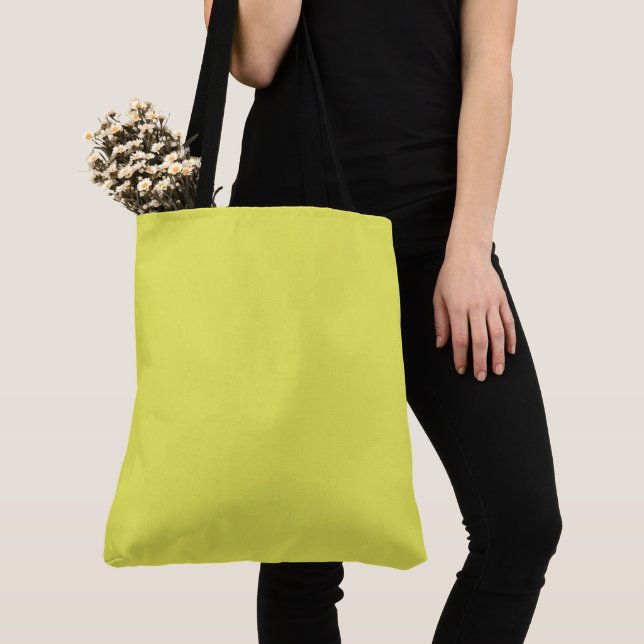 Icterine Solid Plain Colour Tote Bag (Close Up)
