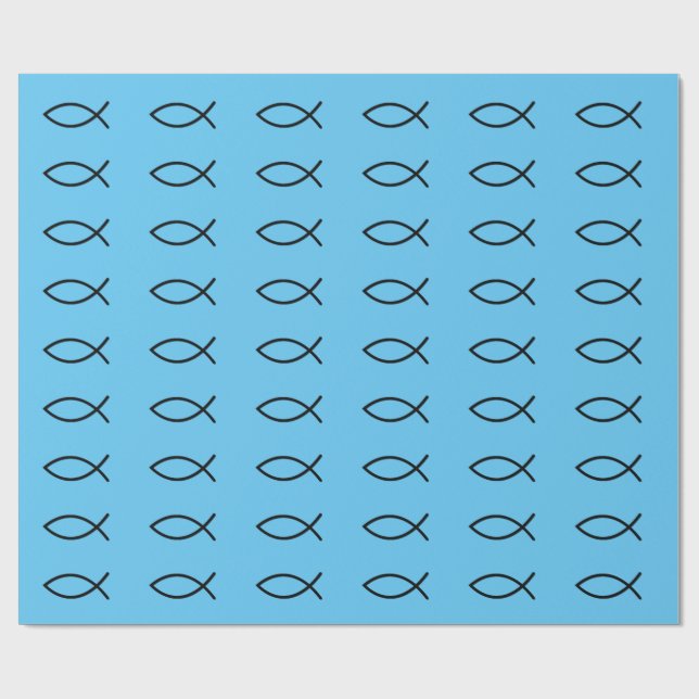 Icthus Fish Wrapping Paper (Flat)