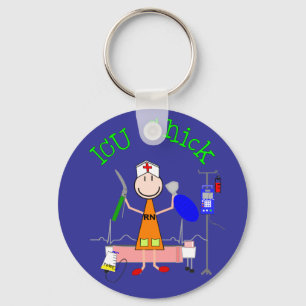 ICU Chick (Nurse) Key Ring