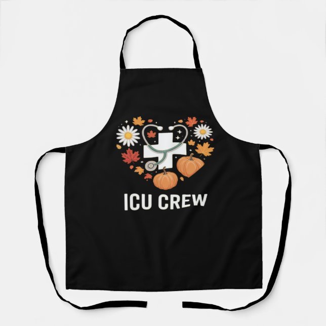 icu crew Classic T-Shirt Apron (Front)