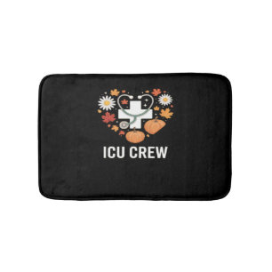 icu crew Classic T-Shirt Bath Mat