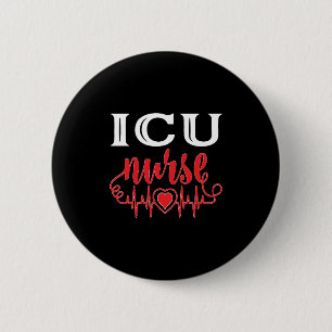 ICU Nurse 6 Cm Round Badge