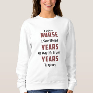 ICU Nurse Emergency Ambulance Medicine Hospital Sweatshirt